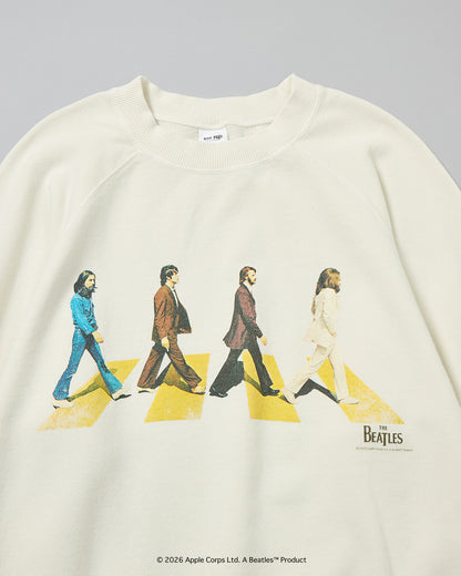 予約商品【THE BEATLES×free rage】Last Recording Raglan Crew Sweat