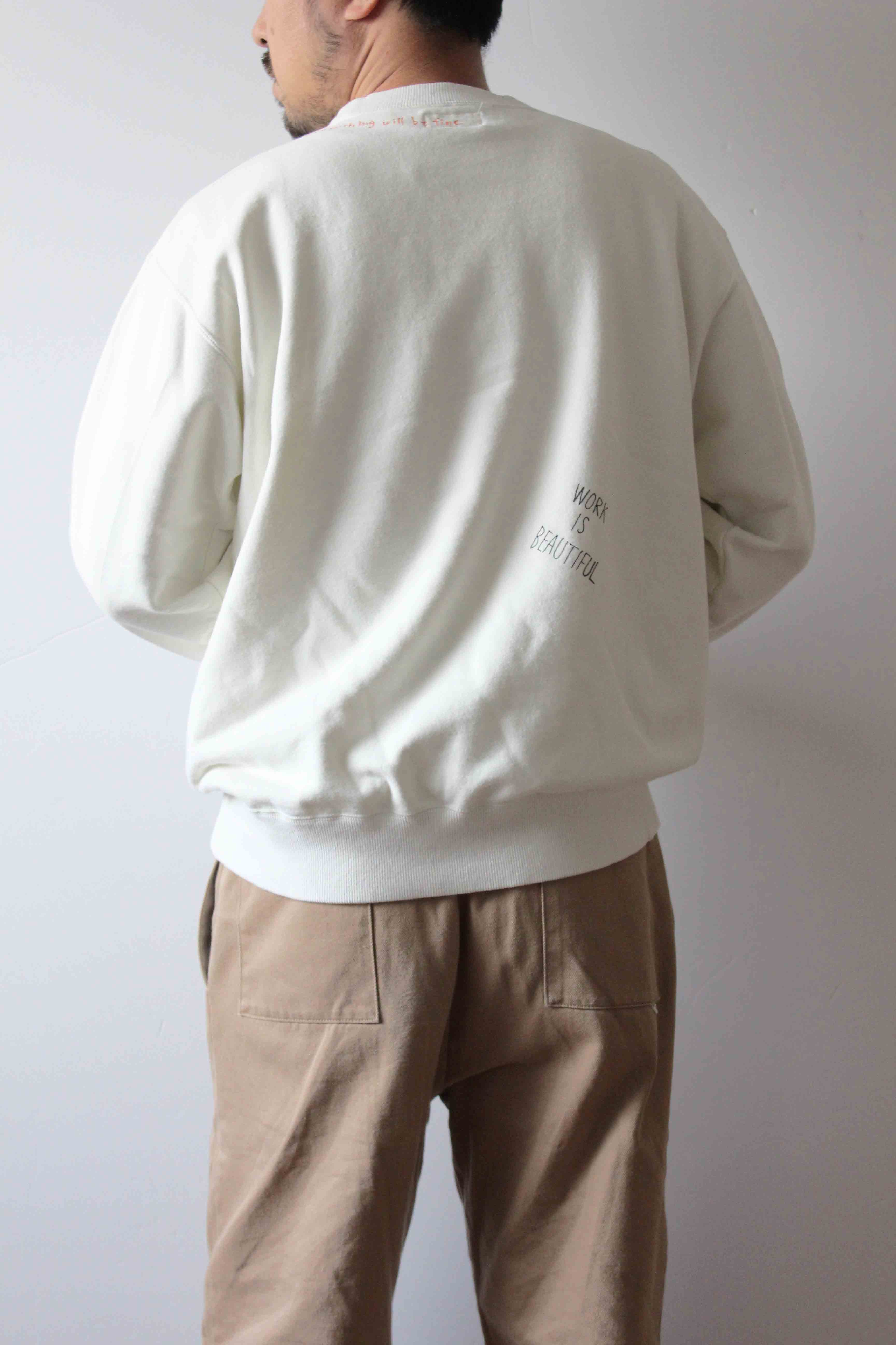 クラシッククルースウェット -Hand Paint-／CRAFTSMAN VIBES ONLY