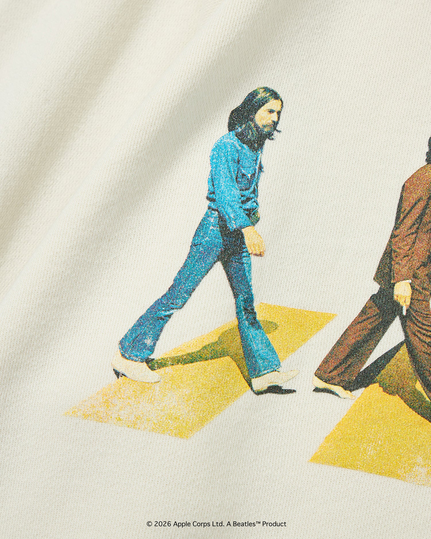 予約商品【THE BEATLES×free rage】Last Recording Raglan Crew Sweat