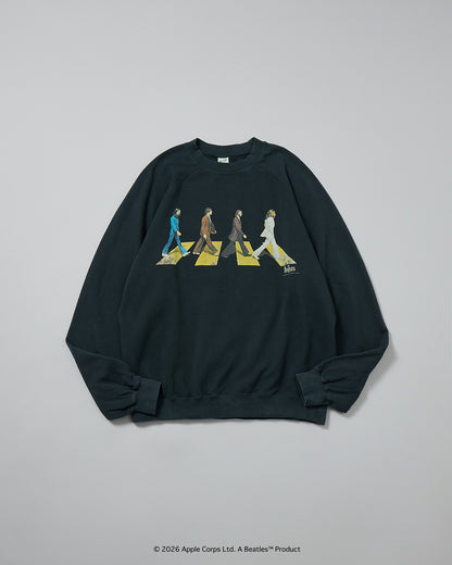 予約商品【THE BEATLES×free rage】Last Recording Raglan Crew Sweat