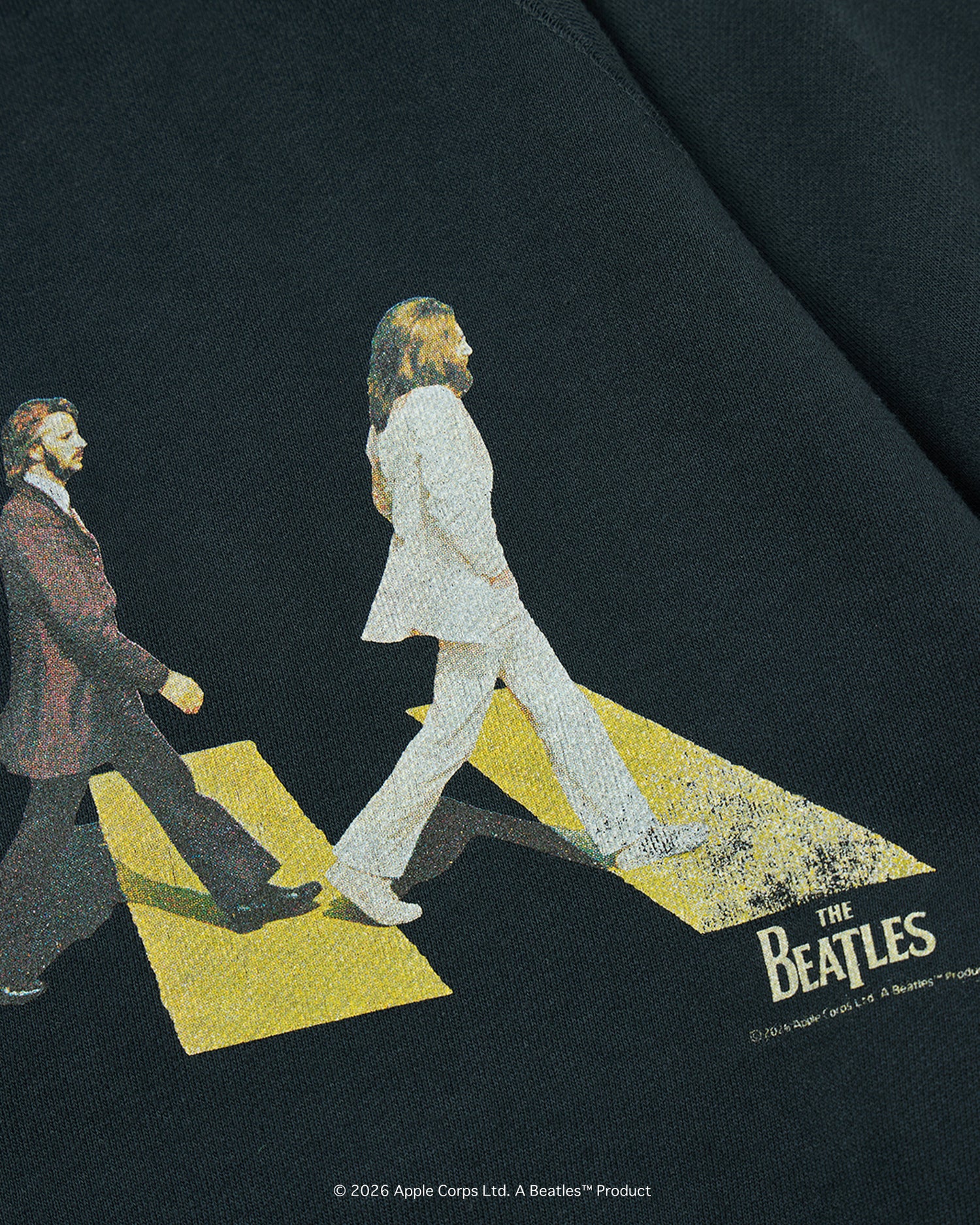 予約商品【THE BEATLES×free rage】Last Recording Raglan Crew Sweat