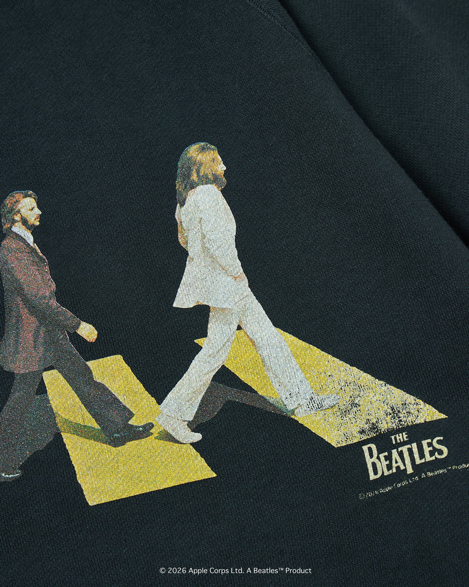 予約商品【THE BEATLES×free rage】Last Recording Raglan Crew Sweat