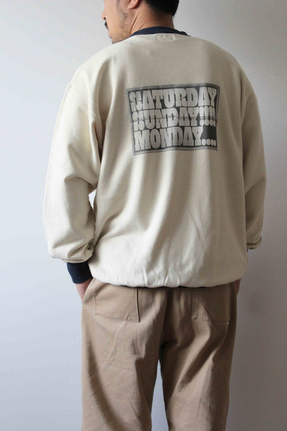 &quot;WEEKEND&quot; リンガークラシッククルースウェット