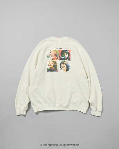 予約商品【THE BEATLES×free rage】Last Release Raglan Crew Sweat