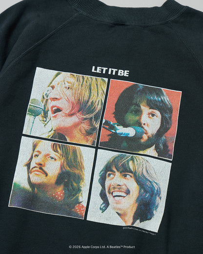 予約商品【THE BEATLES×free rage】Last Release Raglan Crew Sweat