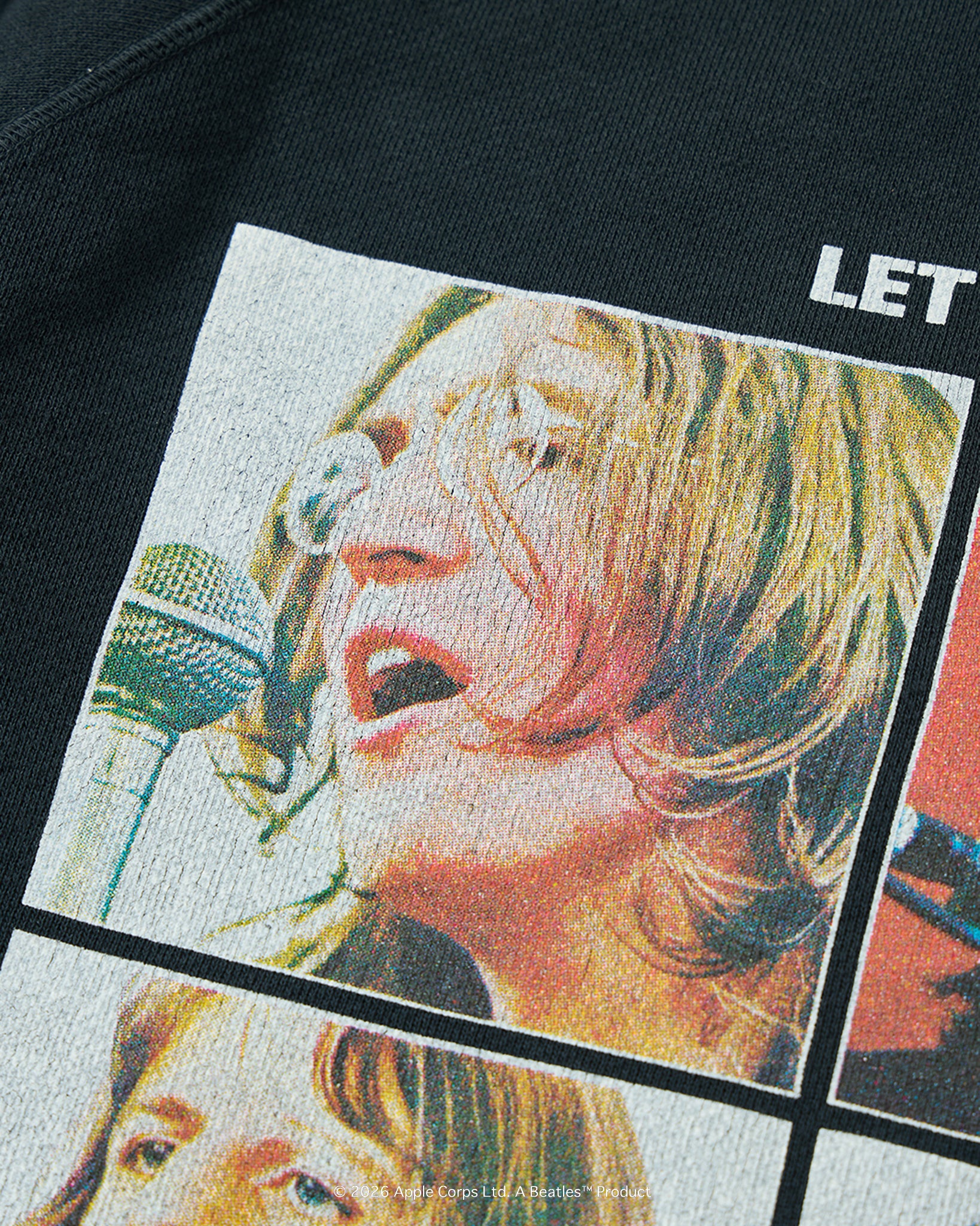 予約商品【THE BEATLES×free rage】Last Release Raglan Crew Sweat