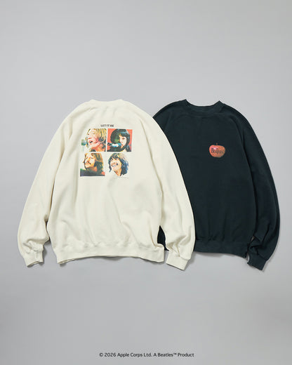 予約商品【THE BEATLES×free rage】Last Release Raglan Crew Sweat