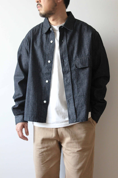 【先行予約限定】&quot;CRAFTSMAN VIBES ONLY&quot; 10ozデニムCPOシャツ
