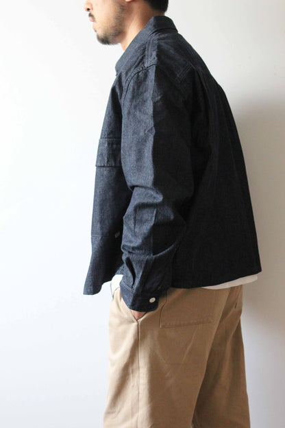 【先行予約限定】&quot;CRAFTSMAN VIBES ONLY&quot; 10ozデニムCPOシャツ