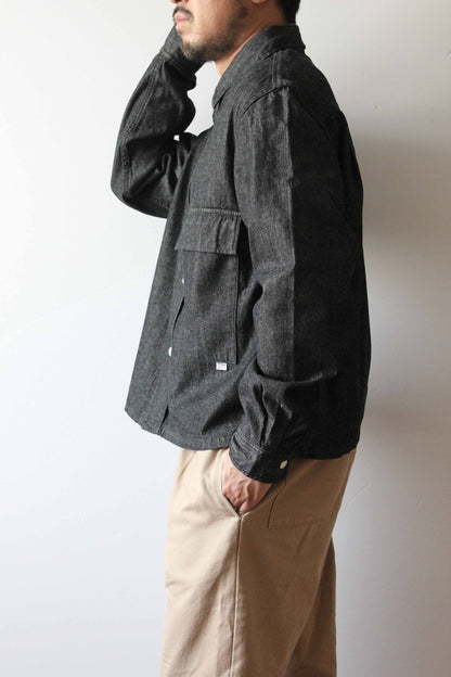 【先行予約限定】&quot;CRAFTSMAN VIBES ONLY&quot; 10ozデニムCPOシャツ