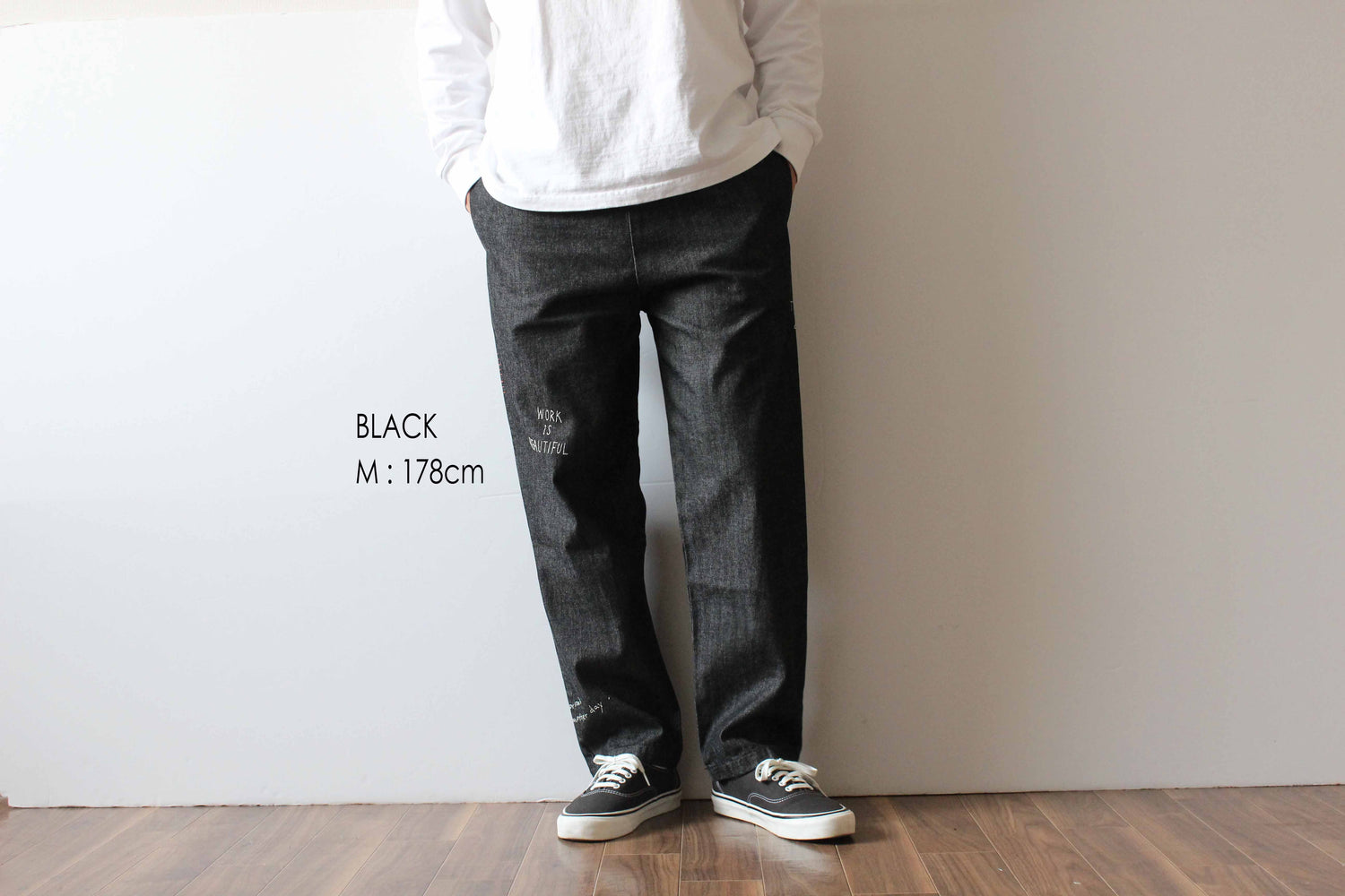 &quot;10oz DENIM&quot; ラフ＆タフイージーパンツ -Hand Paint-／CRAFTSMAN VIBES ONLY