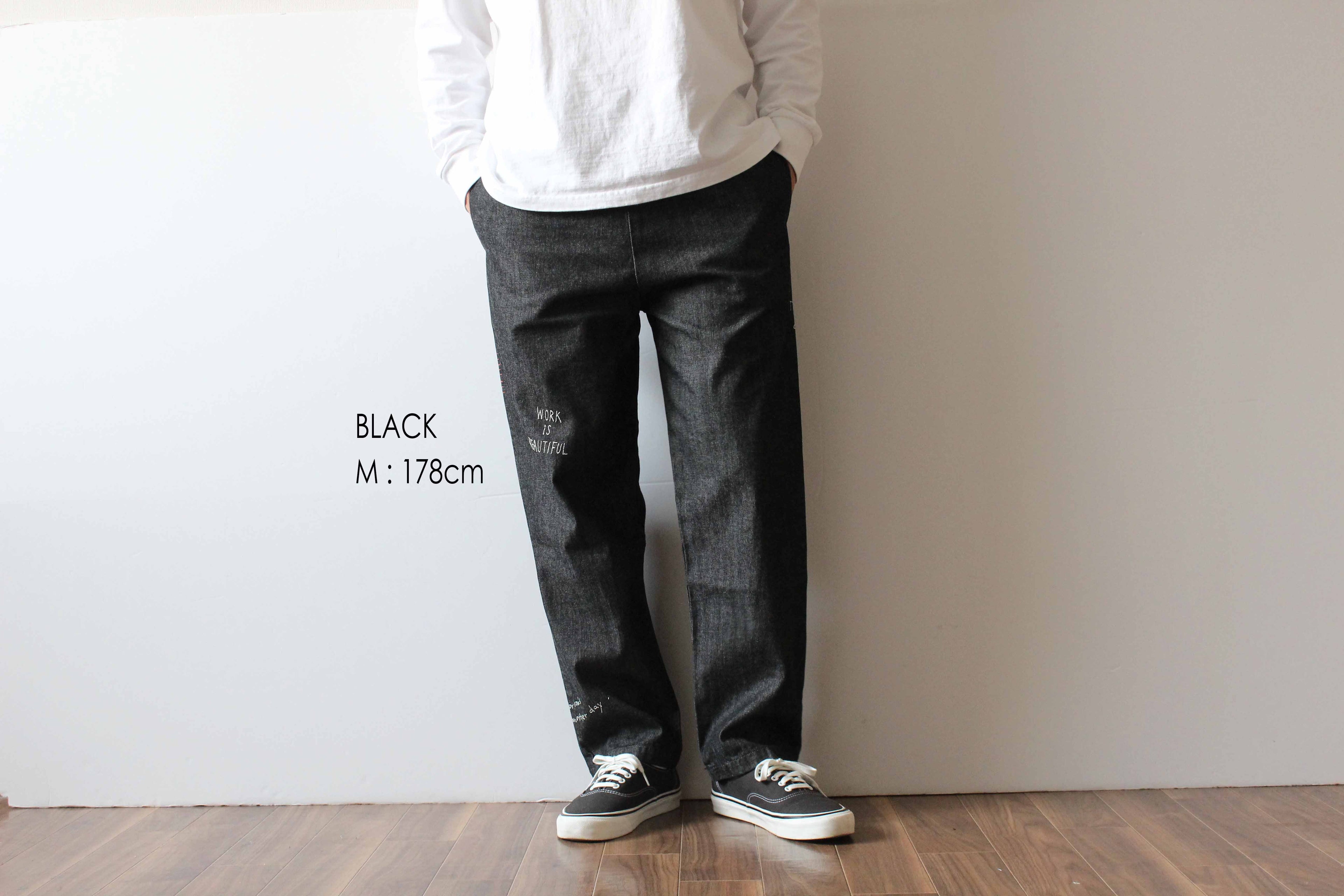 &quot;10oz DENIM&quot; ラフ＆タフイージーパンツ -Hand Paint-／CRAFTSMAN VIBES ONLY