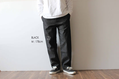 &quot;10oz DENIM&quot; ラフ＆タフイージーパンツ -Hand Paint-／CRAFTSMAN VIBES ONLY