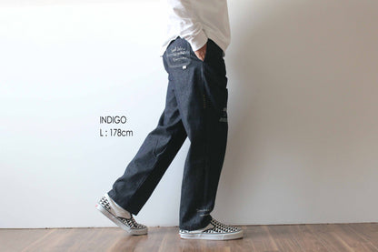 &quot;10oz DENIM&quot; ラフ＆タフイージーパンツ -Hand Paint-／CRAFTSMAN VIBES ONLY
