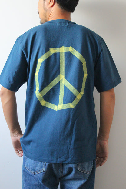 "TAPE PEACE SYMBOL" リサイクルコットンTee／ALL WE NEED IS PEACE
