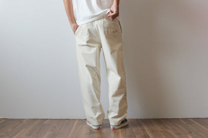 【先行予約商品】"10oz DENIM" ラフ＆タフイージーパンツ -Hand Paint-／ALL WE NEED IS PEACE