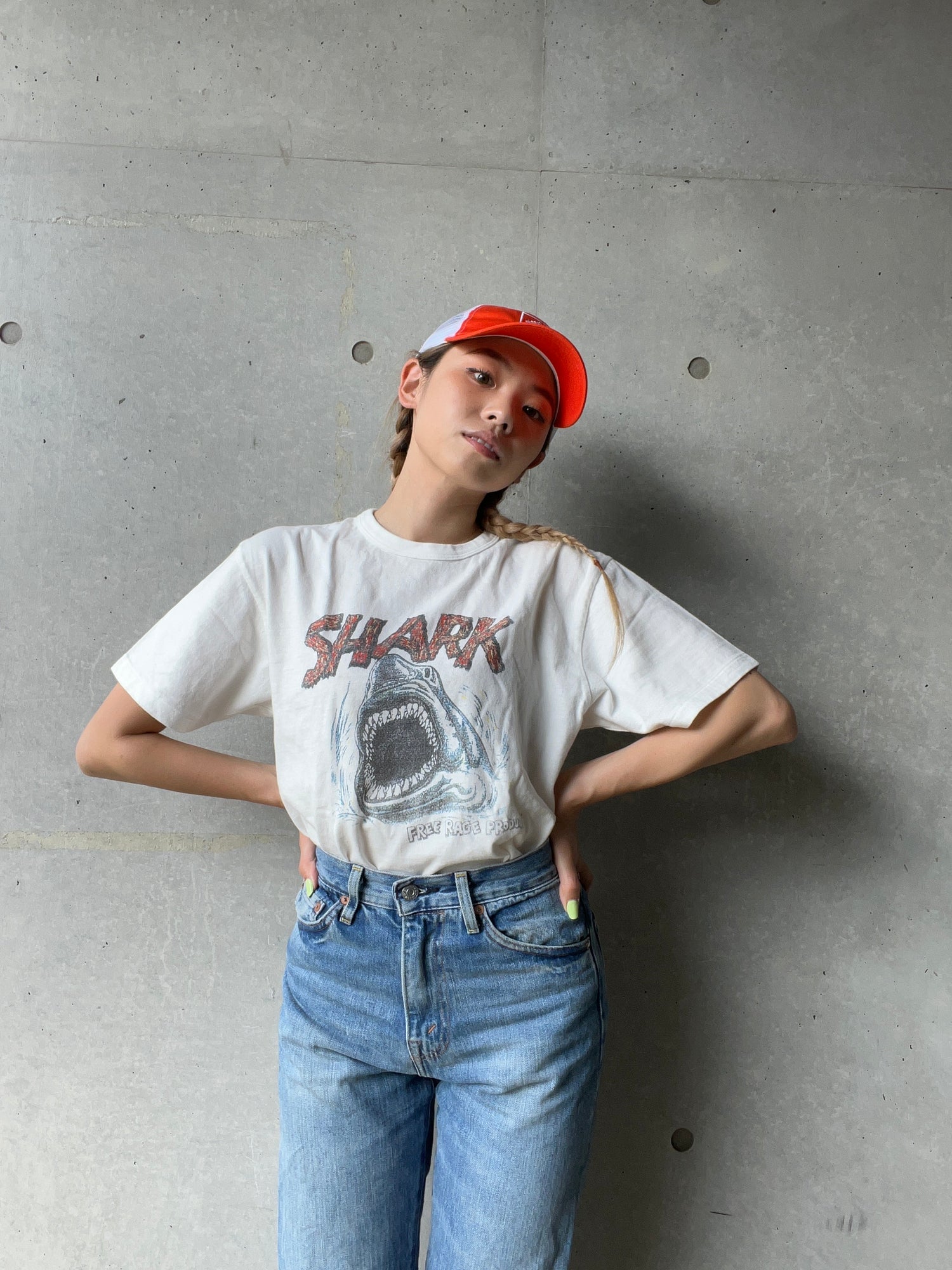 &quot;SHARK&quot; リサイクルコットンTee