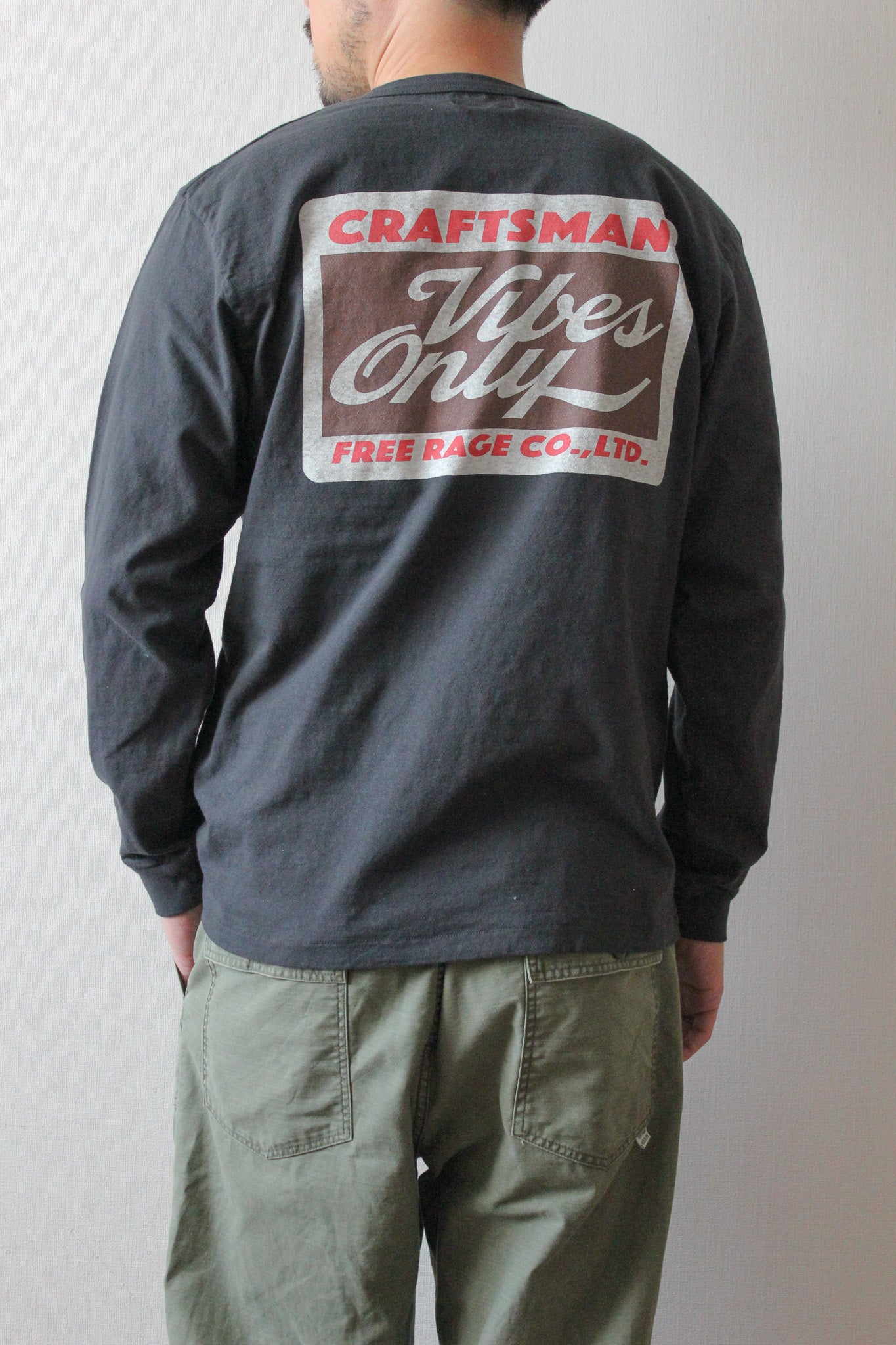 【先行予約】リサイクルコットン長袖Tee／CRAFTSMAN VIBES ONLY 2026