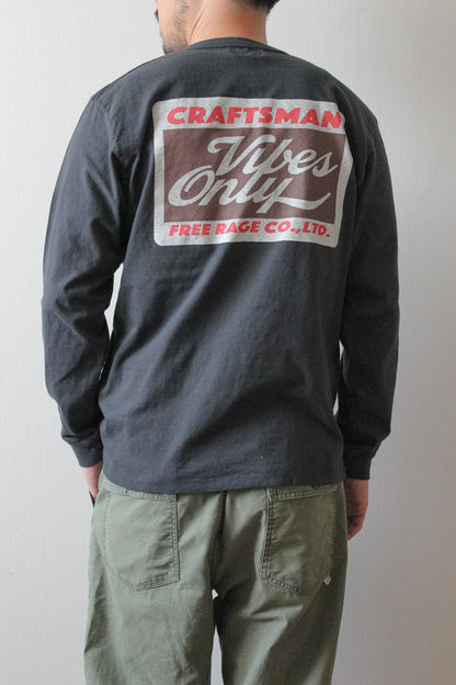 【先行予約】リサイクルコットン長袖Tee／CRAFTSMAN VIBES ONLY 2026