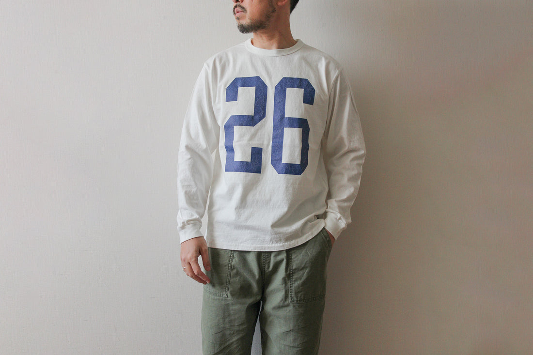 "26" リサイクルコットン長袖Tee