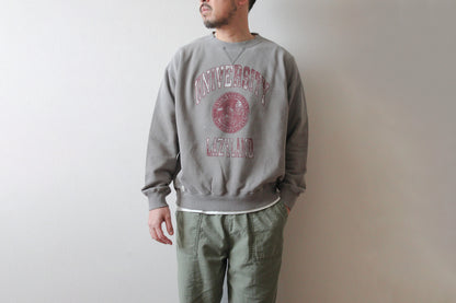 予約商品・"LAZYLAND" ハンドクラフト裏毛クルースウェット