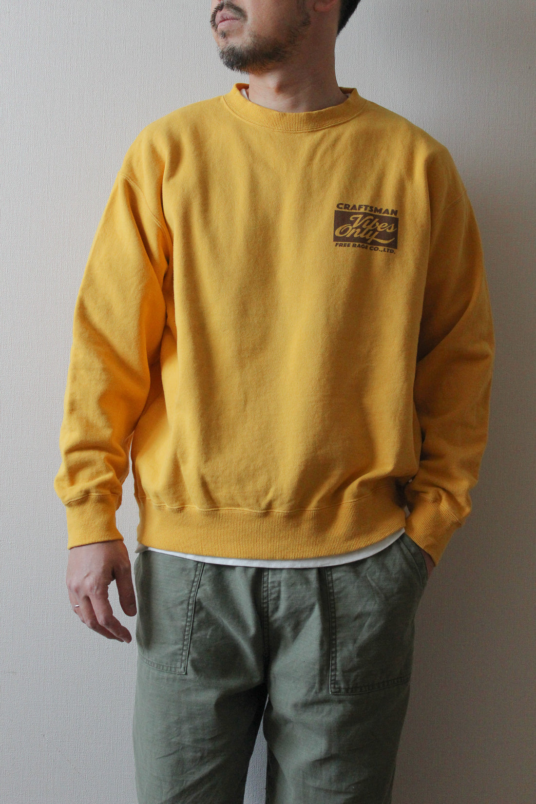 【先行予約】裏毛クルースウェット／CRAFTSMAN VIBES ONLY 2026