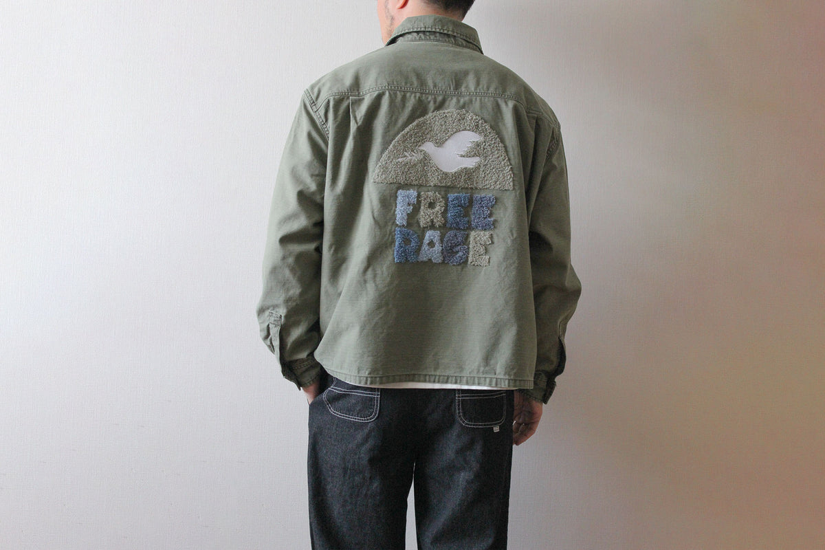 "BACK SATEEN"  ユーティリティシャツ／CUSTOM ver,