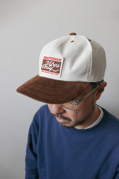 【先行予約】コーデュロイ6パネルキャップ／CRAFTSMAN VIBES ONLY 2026