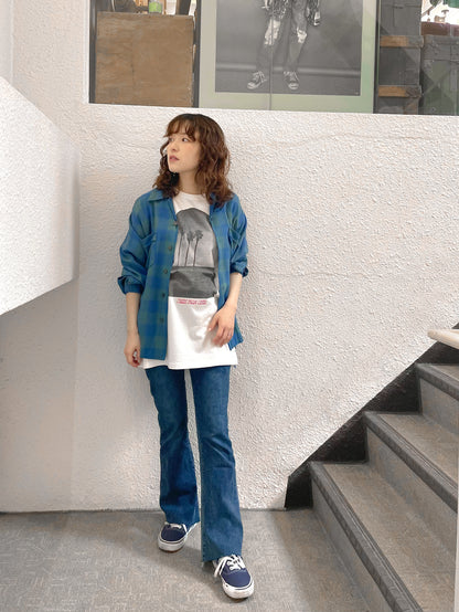 &quot;THREE PALM TREE&quot; リサイクルコットンTee