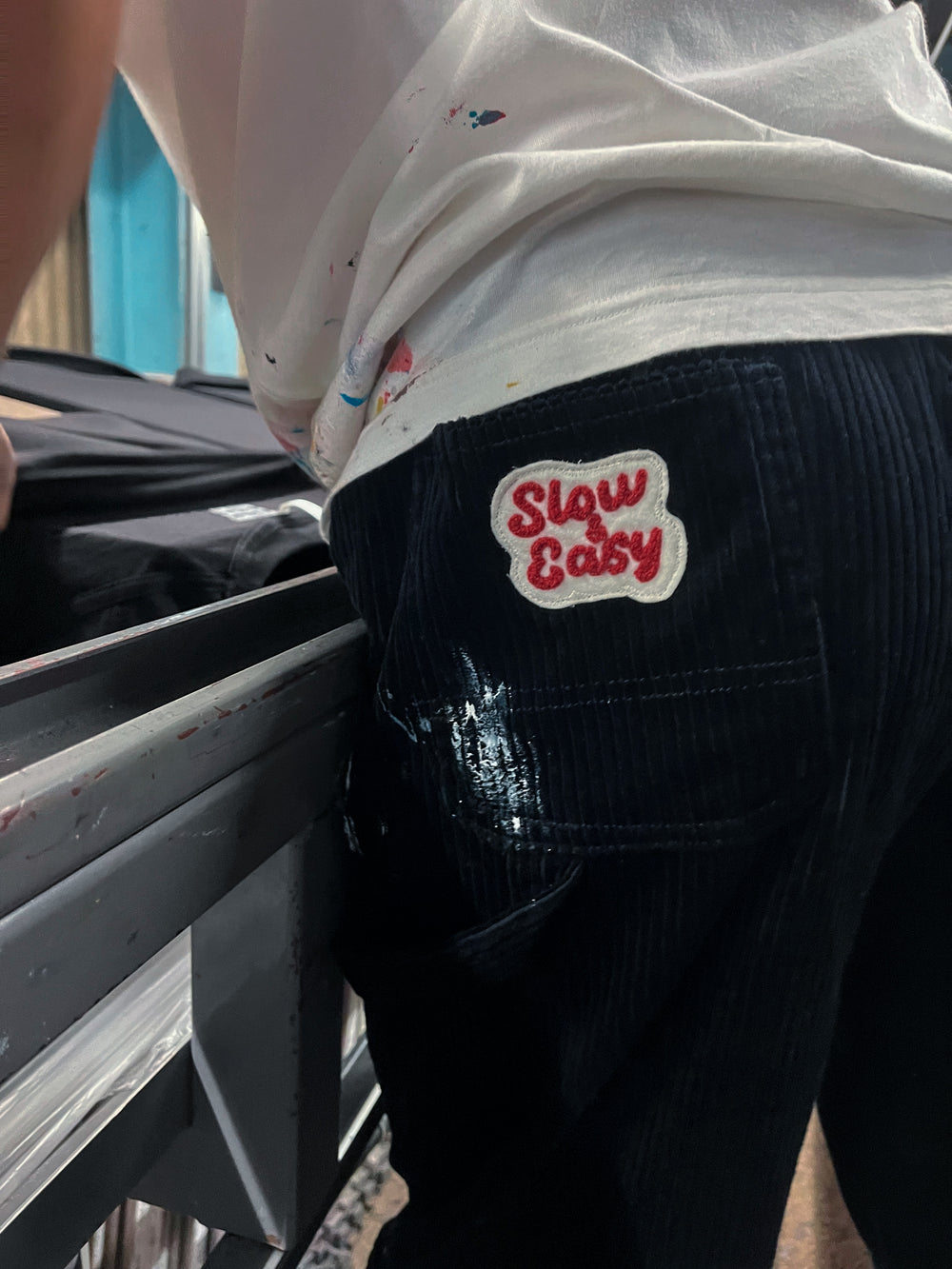 "Slow&Easy" アトリエペインターパンツ