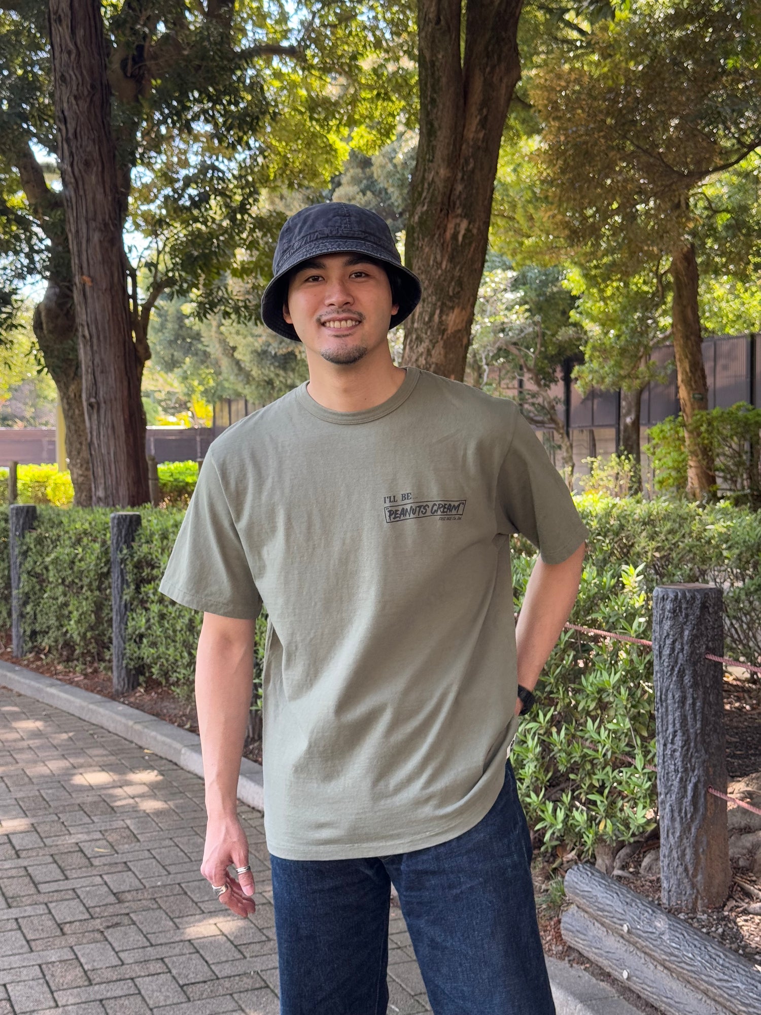 "PEANUTS CREAM vol.2" リサイクルコットンTee