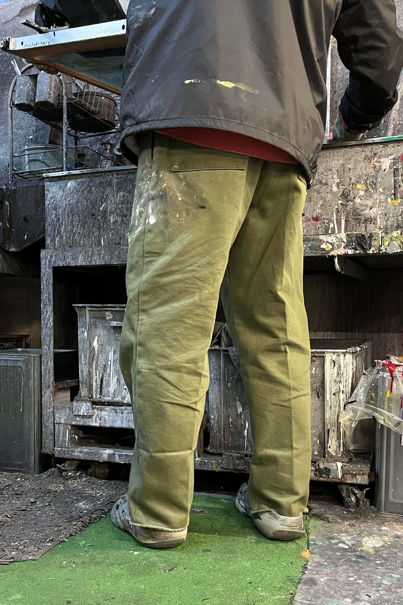 "Craftsman" リアルワークパンツ - ARMY GREEN