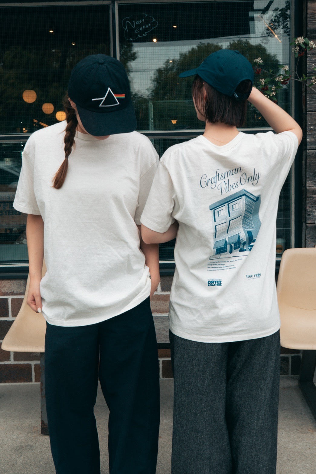 "WESTEND COFFEE ROASTERS" リサイクルコットンTee (Building ver,)