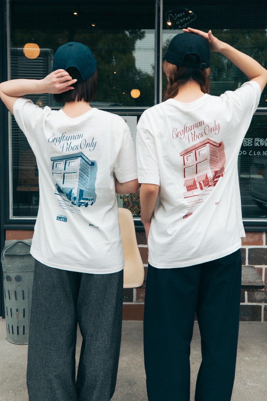 "WESTEND COFFEE ROASTERS" リサイクルコットンTee (Building ver,)