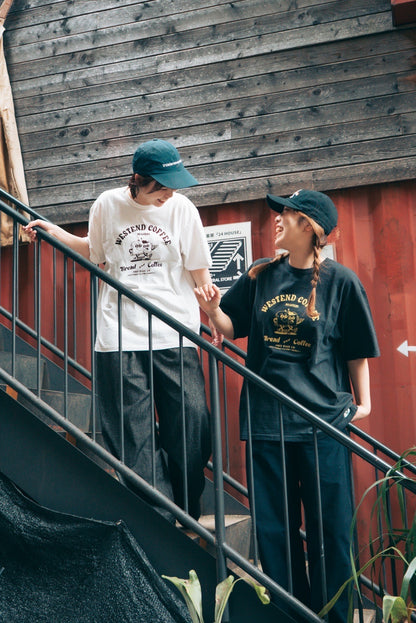 "WESTEND COFFEE ROASTERS" リサイクルコットンTee (Bread and Coffee ver,)