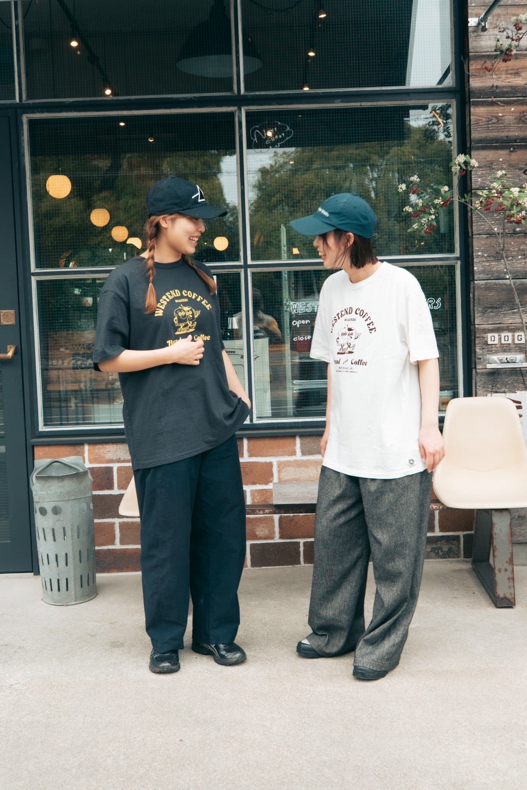 "WESTEND COFFEE ROASTERS" リサイクルコットンTee (Bread and Coffee ver,)