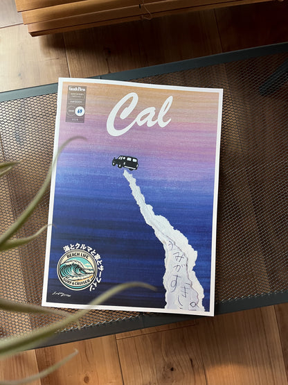 "Cal × Lefty Art" 半袖Tee