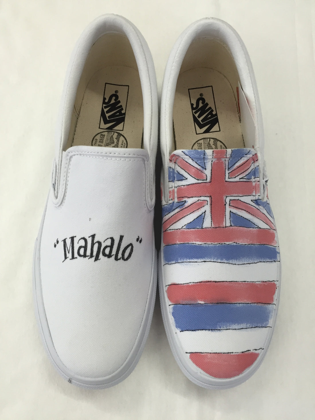 【サンプル】"MAHALO" ハンドペイントスニーカー