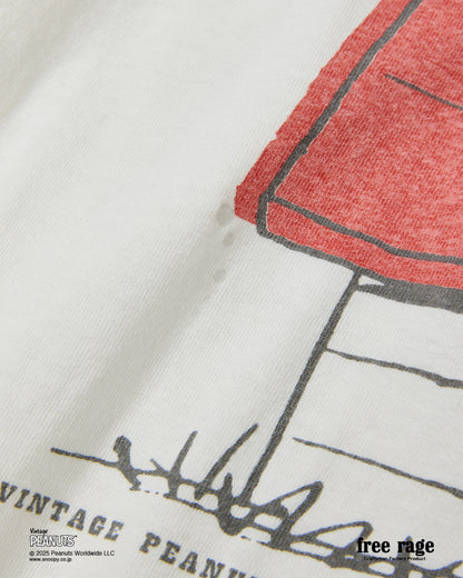 予約商品・【PEANUTS×free rage】FLYING ACE リサイクルコットン半袖Tシャツ