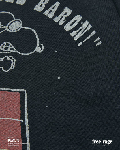 予約商品・【PEANUTS×free rage】FLYING ACE リサイクルコットン半袖Tシャツ