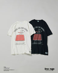 予約商品・【PEANUTS×free rage】FLYING ACE リサイクルコットン半袖Tシャツ