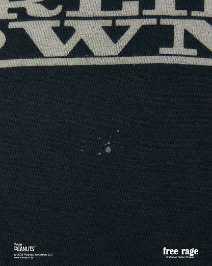 予約商品・【PEANUTS×free rage】CharlieBrown リサイクルコットン半袖Tシャツ