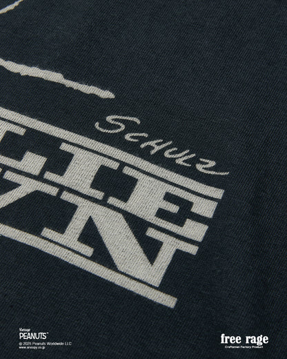 予約商品・【PEANUTS×free rage】CharlieBrown リサイクルコットン半袖Tシャツ