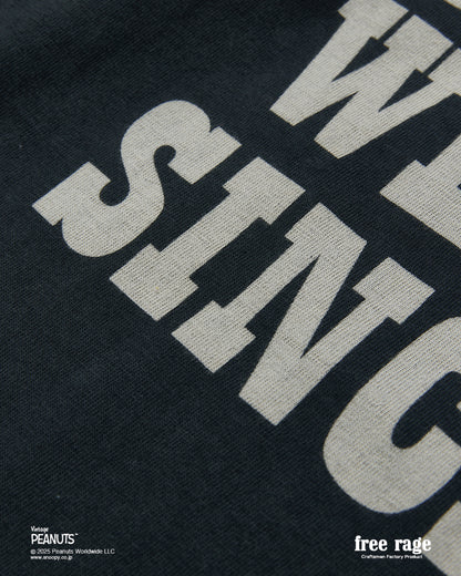 予約商品・【PEANUTS×free rage】CharlieBrown リサイクルコットン半袖Tシャツ