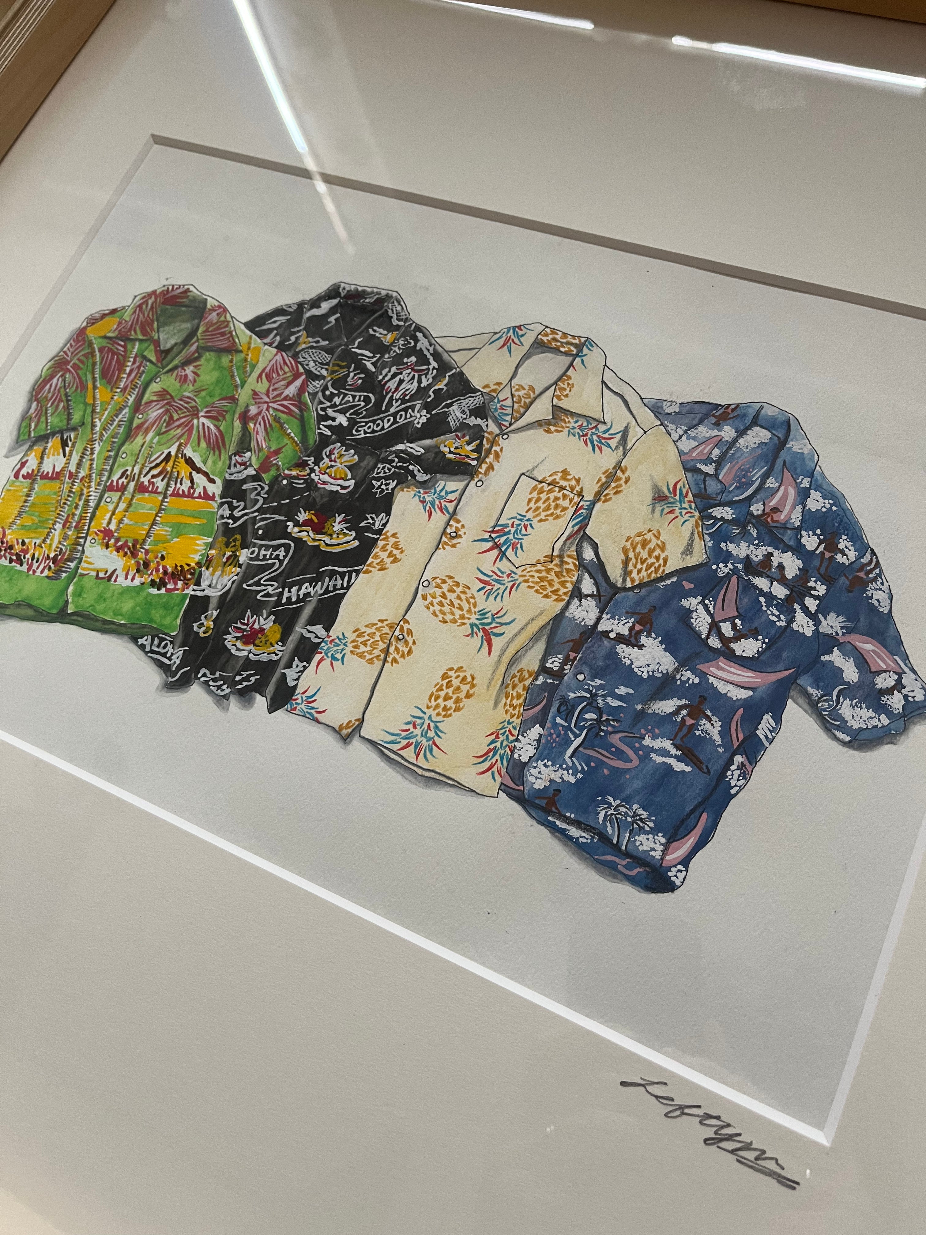 【原画】Lefty Art ／ALOHA SHIRTS・アロハシャツ