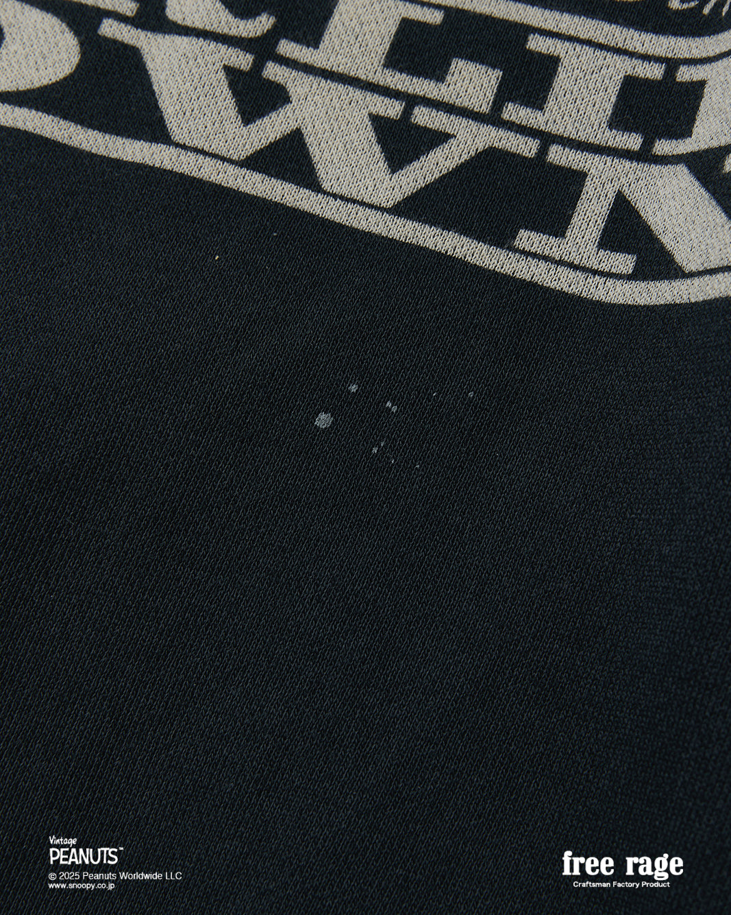 予約商品・【PEANUTS×free rage】CharlieBrown ラグランクルースウェット