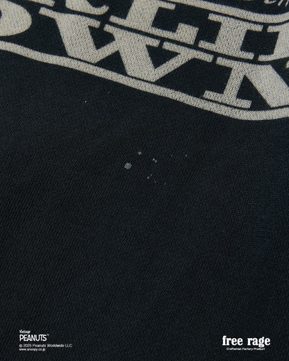 予約商品・【PEANUTS×free rage】CharlieBrown ラグランクルースウェット