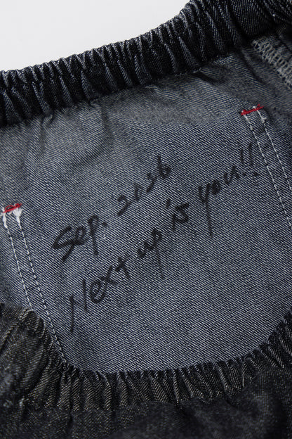 "Craftsman" リアルワークパンツ - BLACK DENIM