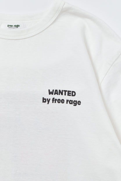 "WANTED" リサイクルコットンTee