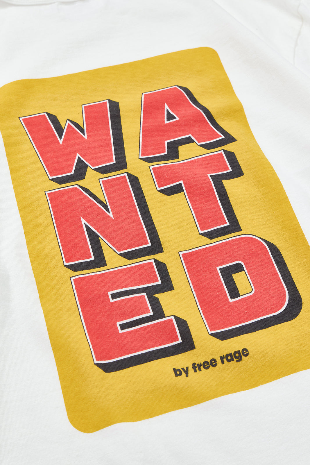 "WANTED" リサイクルコットンTee